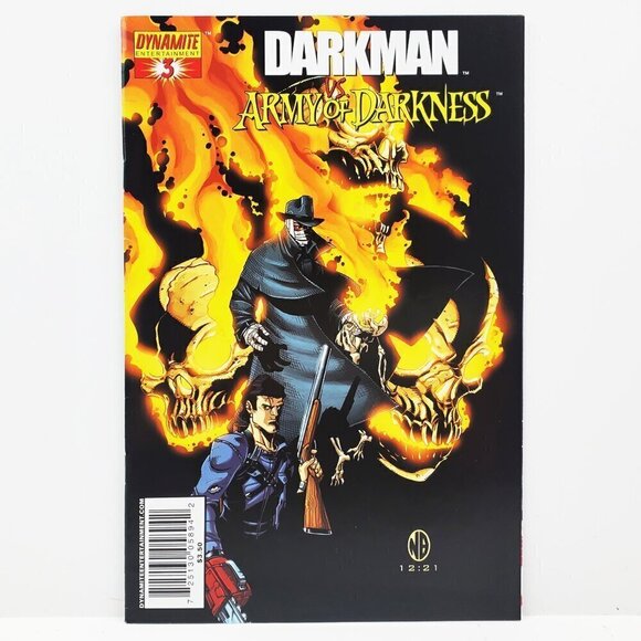 Darkman vs. Army Darkness Comic Book Issue #3 Bradshaw Cover Dynamite 2007 VF/NM - Picture 9 of 11